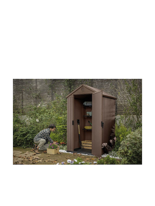 Plastic Garden Shed M1.25xW1.16xH2.05m