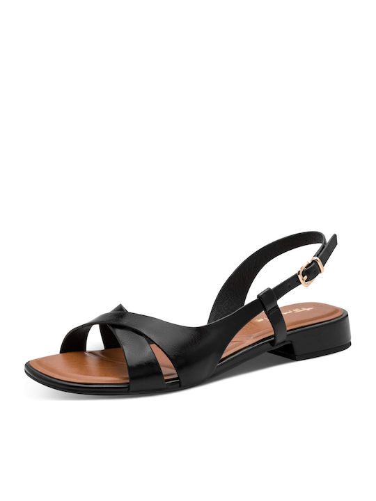 Leather Women's Sandals Black