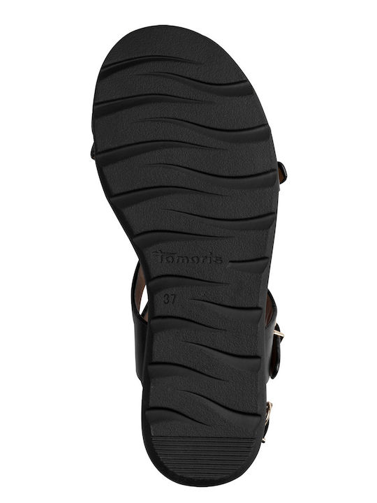 Leather Women's Sandals Black
