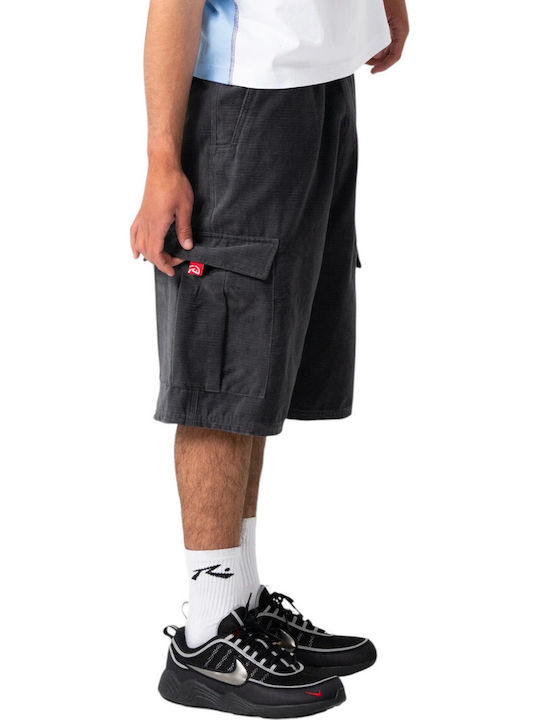 Pantaloni Scurți Bărbați Cargo Gri