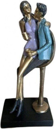 Decorative Polyester Couple in Love 12x8.5x26.5cm