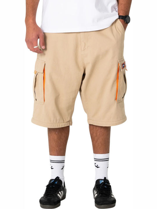 Cargo Trousers in Baggy Leg Style Abbey Stone