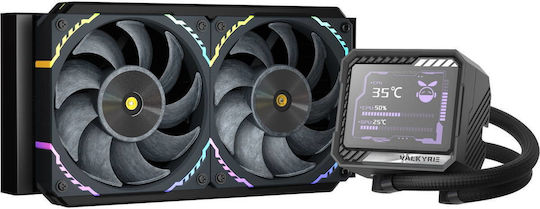 V240 Охлаждане AIO CPU с 2 Вентилатора 120mm и ARGB Осветление