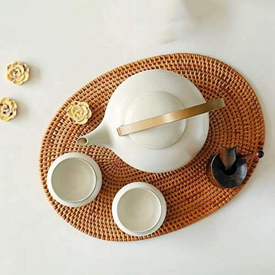 Polihome Round Rattan Placemats 36cm Polihome Round Rattan Placemats 36cm