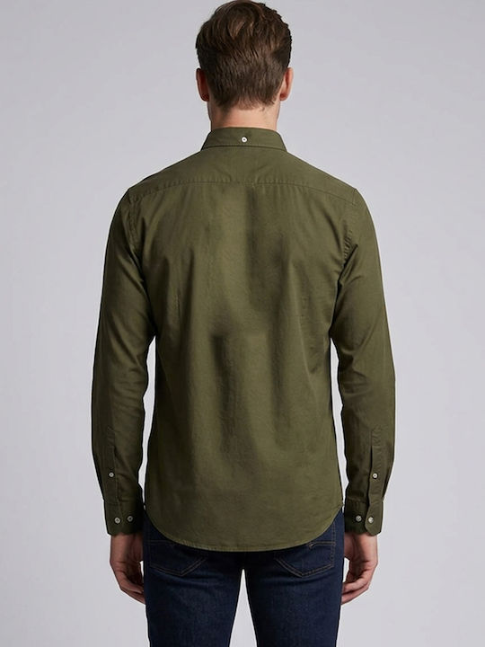 Дълъг Ръкав Риза в Стандартна Кройка Dark Khaki