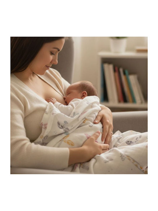 Gamberritos Kids Sweet Dreams Σελτεδάκι από Μουσελίνα Μπεζ 120x120εκ.