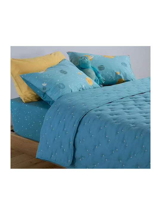 Nef-Nef Homeware Nef-Nef Homeware Tagesdecken Halbdoppel Petrol Blau 180x240cm