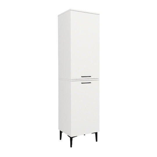 Megapap GP042-0389 1 Badezimmer-Säule Boden M45xB40xH180cm Weiß