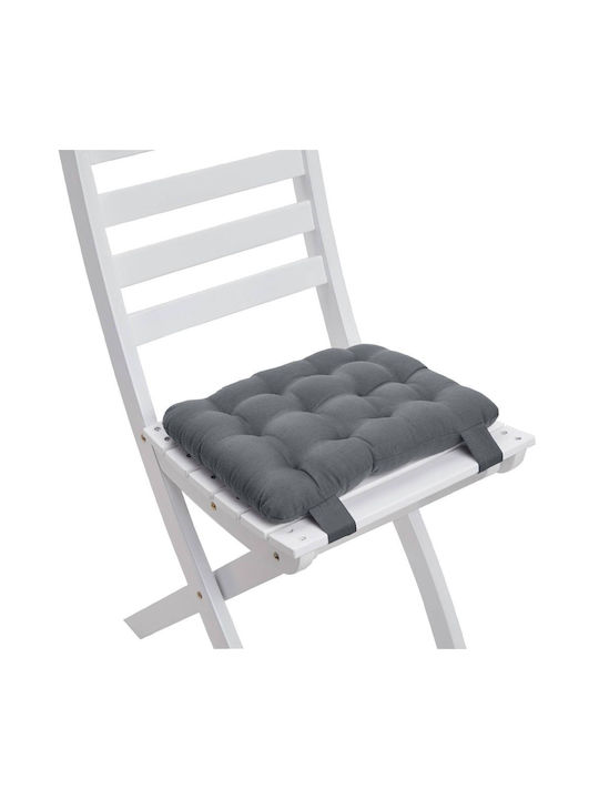 Butlers Garden Chair Cushion Solid Charcoal 36x25cm Various Colors