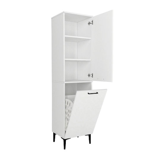 Megapap GP042-0389 1 Badezimmer-Säule Boden M45xB40xH180cm Weiß