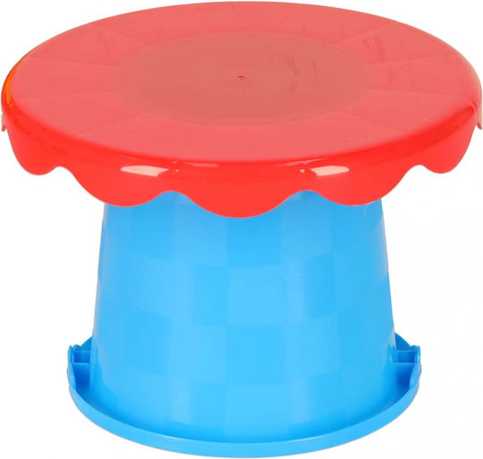 ikonka Sandbox Playground Toy with Multicolour Slide for Ages 3+