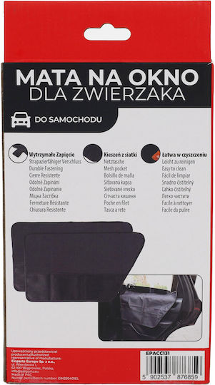 Einparts Husă De Scaun Auto Impermeabilă Pentru Câine Neagră