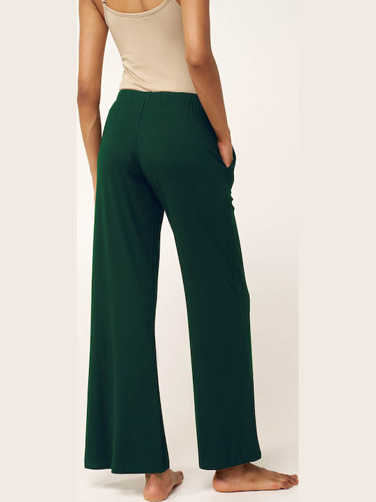 Vamp Summer Women's Pyjama Trousers Green Garden