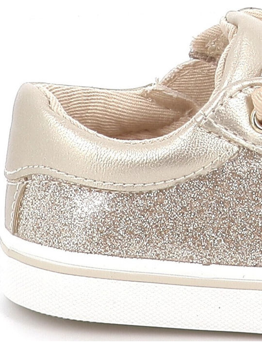 Casual Kids Sneakers Gold