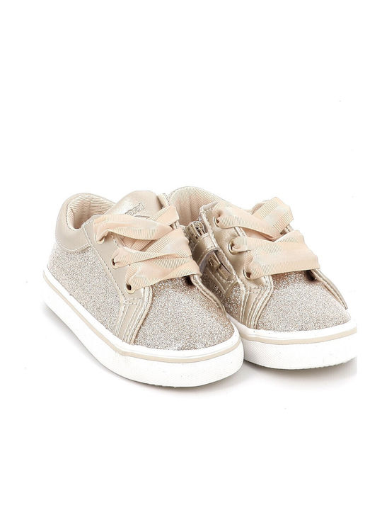 Casual Kids Sneakers Gold