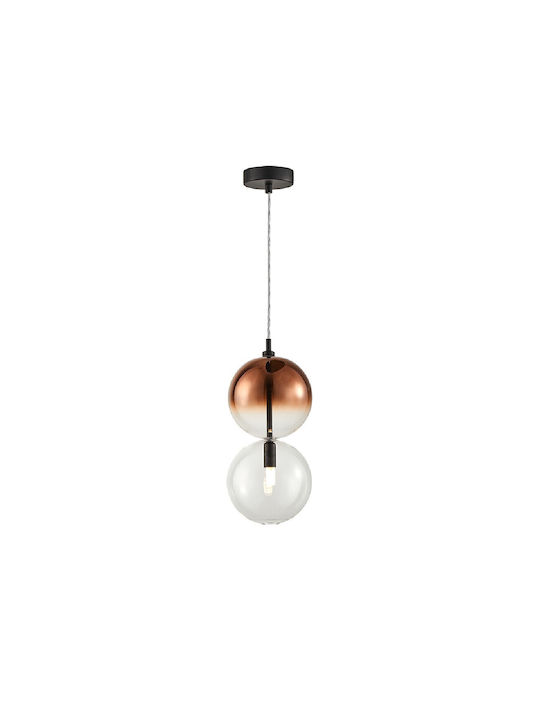 Sun Light Pendant Light Transparent with Socket G9 15cm
