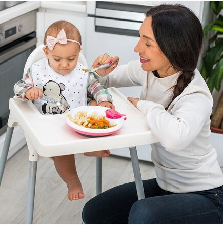 Babyono Αδιάβροχη Σαλιάρα από 100% Βαμβάκι με Αυτοκόλλητο για 9 m+ Babyono Αδιάβροχη Σαλιάρα από 100% Βαμβάκι με Αυτοκόλλητο για 9 m+
