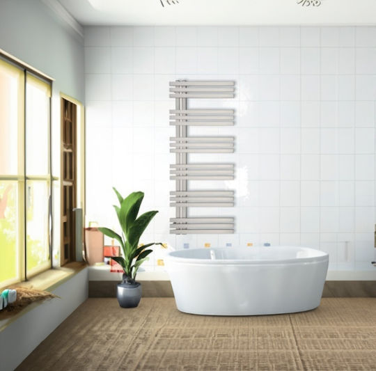 Thermo Vivo Radiator Electric Pentru Prosoape 119x50cm Argintiu