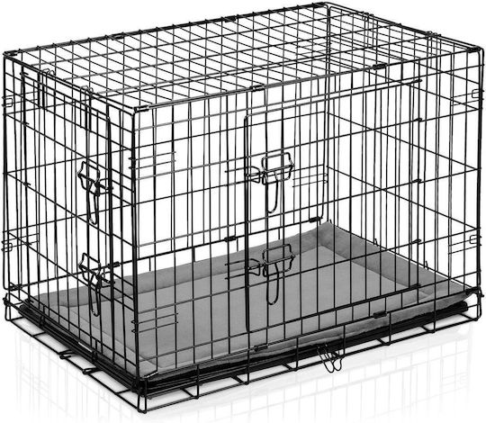 Pethaus Wire Dog Cage Small Gray 75x45x54cm