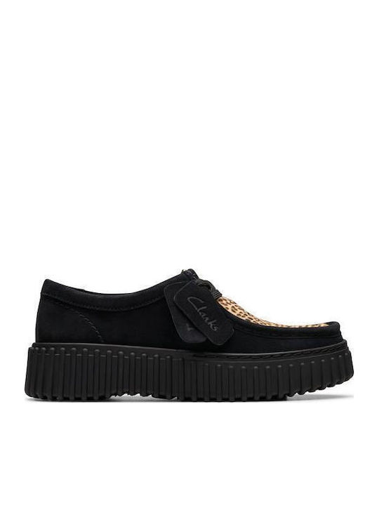 Clarks Torhill Bee Δερμάτινα Γυναικεία Μοκασίνια σε Καφέ Χρώμα