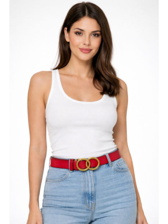 Women's Belt Red SJ-JOY29-80-26BE-RED