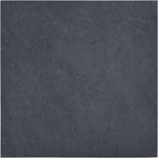 vidaXL Set Plastic Floor PVC With 55 Tiles 1.5mm L30.5xW30.5cm Black