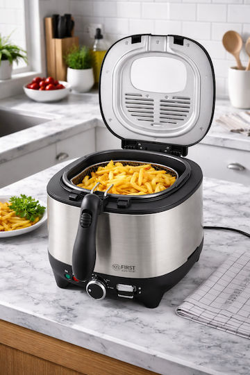 First Austria Deep Fryer 2.5L Black