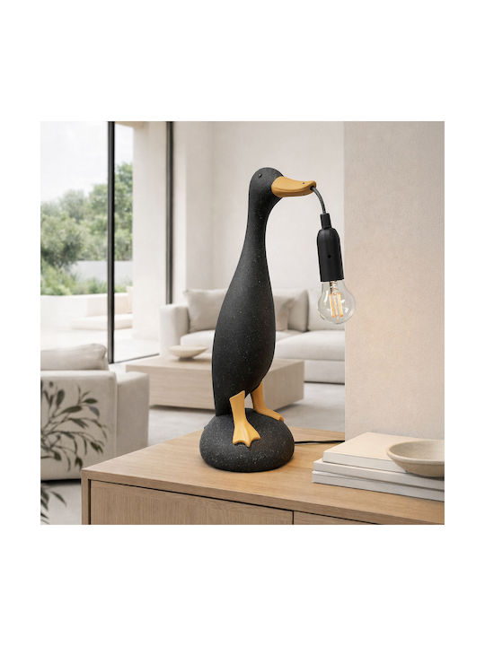 InTheBox Decorative Lamp Furniture Lamp with Socket for Bulb E14 Black