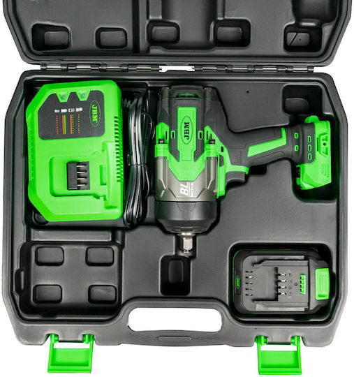 JBM Brushless Μπουλονόκλειδο Μπαταρίας 1x4Ah με Υποδοχή 1/2"