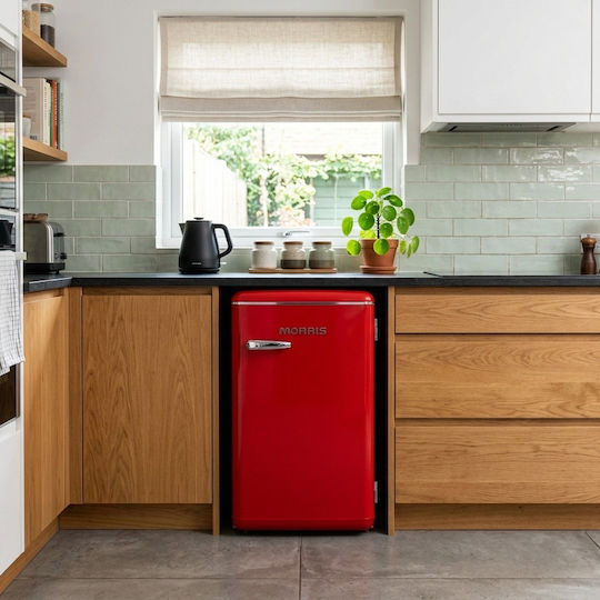 Morris Eintüriger Kühlschrank Retro Serie 93lt Rotes MRS-21090R