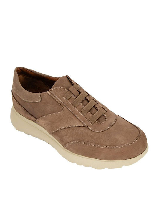Leder Herren Freizeitschuhe Anatomisch Beiges