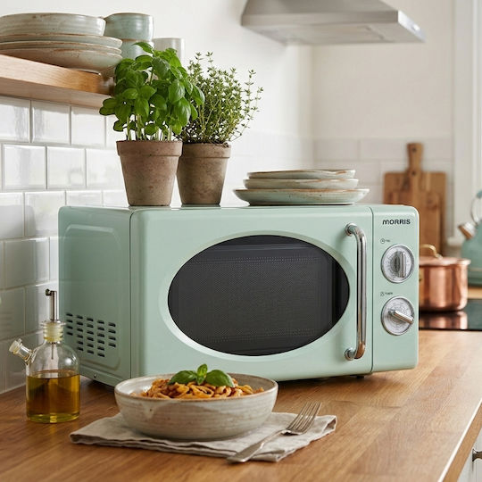 Morris Microwave Oven with Grill 20lt Green