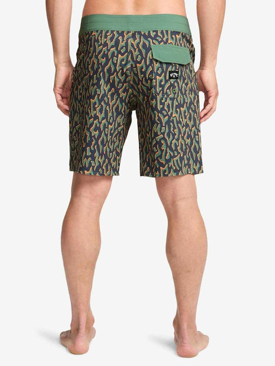 Sundays Pro Men's Swimwear Bermuda Green with Prints