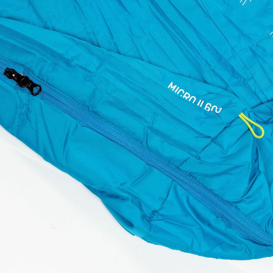 Salewa Sleeping Bag Μονό Καλοκαιρινό Micro Ii Blue Danube
