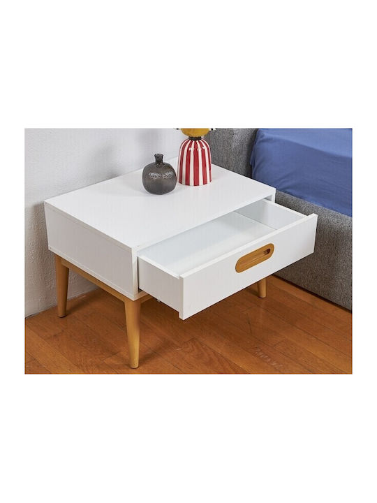 Bedroom Furniture Set White with Mattress 160x200cm