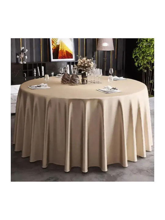 Kotonia Home Kotonia Home Tischdecke Rotunde Beige 300 cm