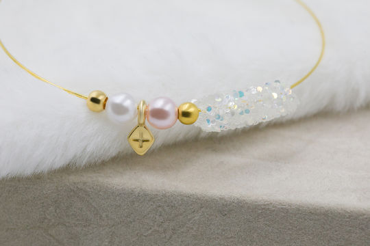 Kymi Amulet De Botez Brățară 202 Roz 50 Bucăți