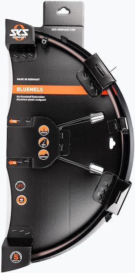 Sks Bluemels Streifen Fahrrad-Schutzbleche Satz Schwarz Größe 28" 45 Mm