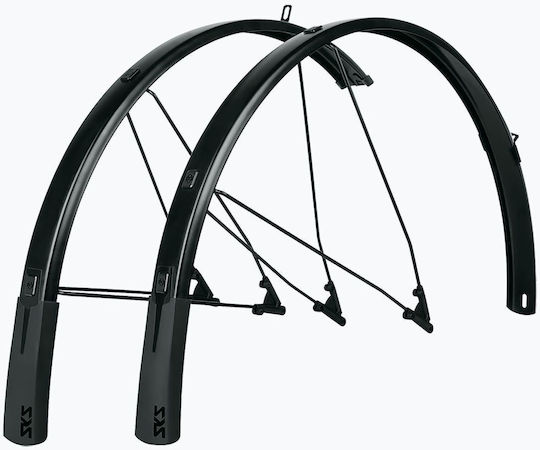 Sks Bluemels Style Fender Set Black Size 27.5"-29" 65 Mm