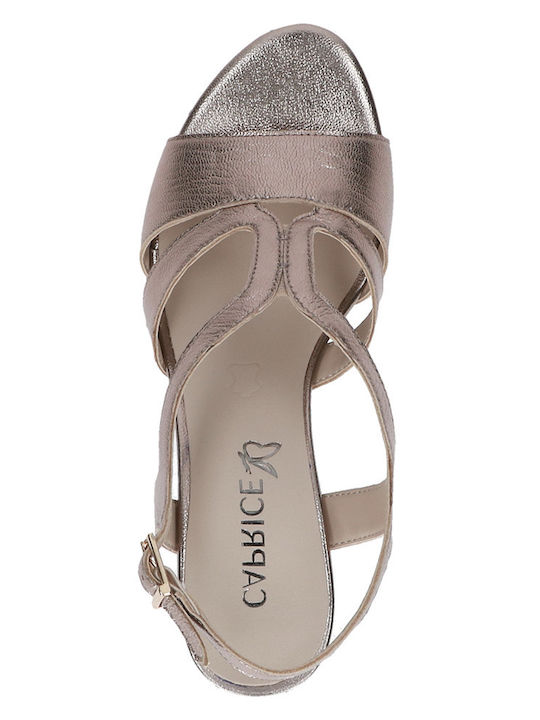 Damen Sandalen Gold