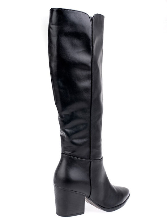 Women's Boots with Medium Heel Black