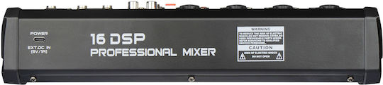 Audien MQ06 Ψηφιακή Κονσόλα 16 Καναλιών με Phantom Power & 16 Εισόδους XLR & Bluetooth