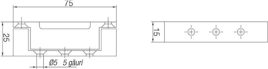 Applied Hinge V Brown Doors