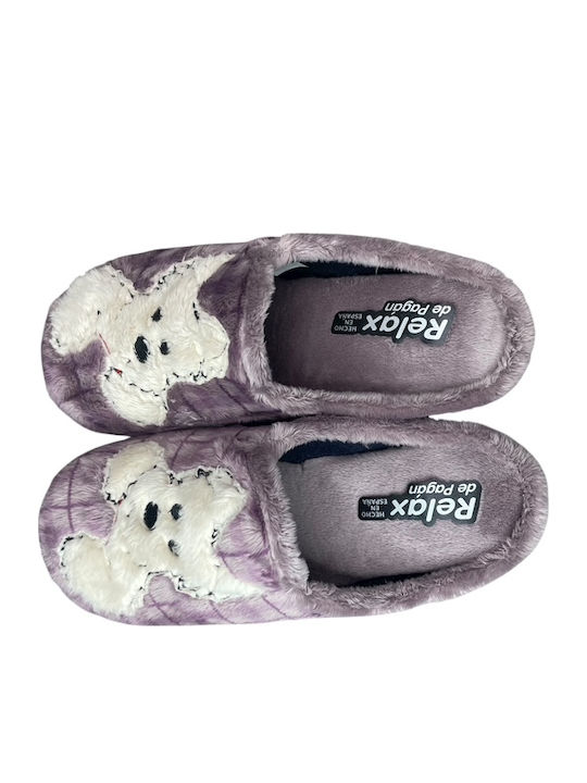 Anatomic Women's Purple Slippers GY-08218-30-2