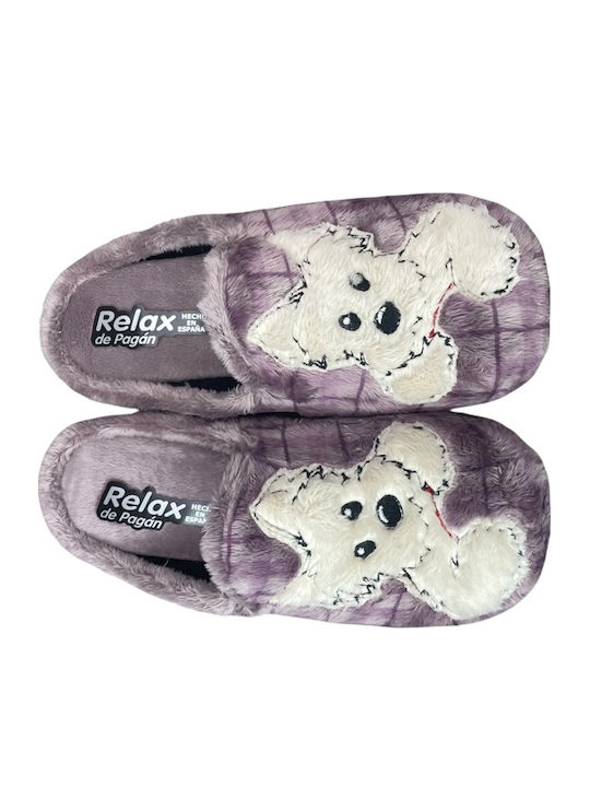 Anatomic Women's Purple Slippers GY-08218-30-2