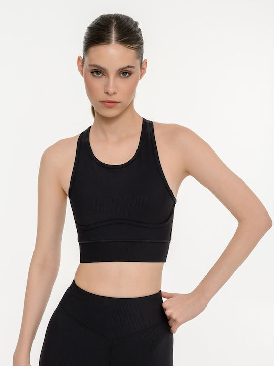 Women's Athletic Sports Bra Black