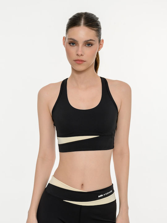 Women's Athletic Sports Bra Black