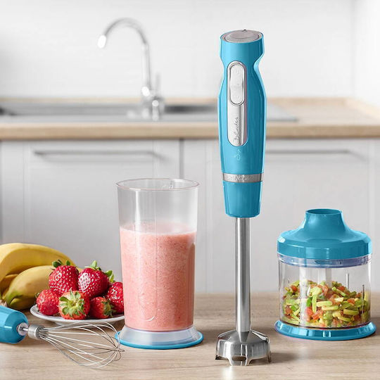 Sencor Handmixer mit Inox-Stab 800W Blau
