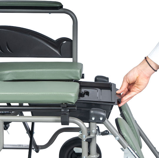 Mobiak Proteus Iv Rollstuhl Badezimmer Klappbar Besondere Art mit Rückenlehne