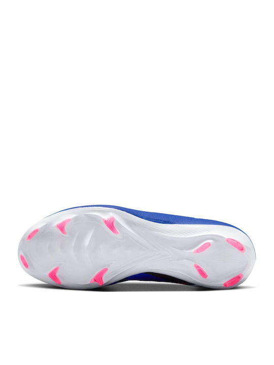 Mercurial Vapor 16 Pro FG Kids Soccer Cleats Molded Outsole Blue